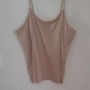 Time and Tru Tan Sleeveless Camisole Top